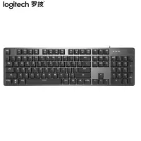 罗技(Logitech)K845 机械键盘 办公键盘 全尺寸 单光 黑色 Cherry樱桃红