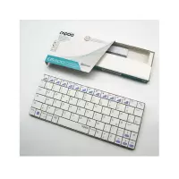 雷柏E6300无线蓝牙键盘 迷你键盘 iPad无线键盘手机外接轻薄键盘