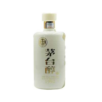 贵州茅台集团茅台醇1992 53度450ml单瓶装 酱香型白酒 入口柔顺