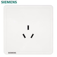 西门子(SIEMENS)开关插座面板 致典系列雅白色开关插座 10A三孔插座
