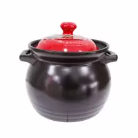 4L砂锅炖锅陶瓷煲汤明火燃气耐高温煮粥汤煲大号煲汤砂锅