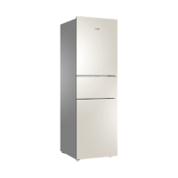 海尔（Haier）三门冰箱无霜风冷220升小型家用 BCD-220WMGL 轻奢金