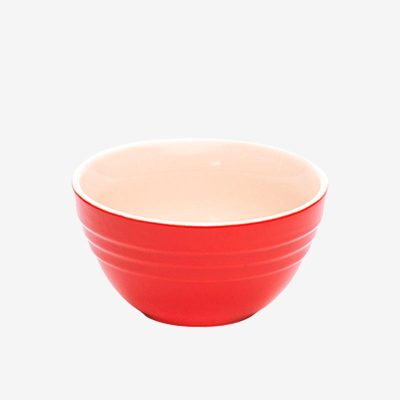 法国 LE CREUSET 酷彩炻瓷创意小碗可爱米饭碗早餐汤碗家用12.5CM 红色单个