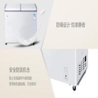 美的(Midea) BCD-220VM(E)家用双箱双温蝶形门卧式冷柜