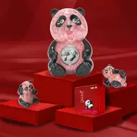 国宝熊猫工艺摆件