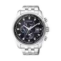 西铁城(CITIZEN)光动能多局电波万年历多功能男士手表 AT9031-52L