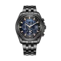 西铁城(CITIZEN)光动能多局电波万年历商务运动男表 AT9039-51L