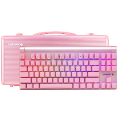 樱桃(CHERRY)机械键盘 G80-3880HXAEU-9 MX-BOARD 8.0 粉色 茶轴 粉箱