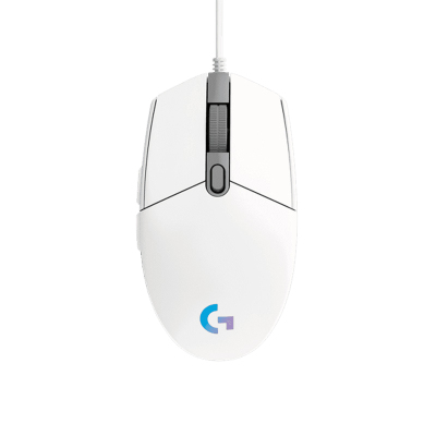 罗技(Logitech)G102第二代LIGHTSYNC游戏鼠标-白色×4个装