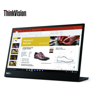 联想(ThinkVision)14英寸 IPS屏 Type-C接口 高清显示屏 一体式可折叠 手机电脑笔记本 便携显示器 M14