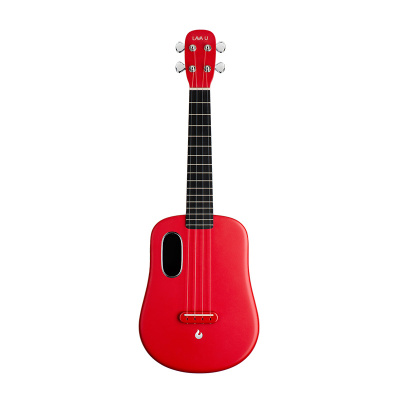 LAVA拿火 U 2初学者入门尤克里里23寸红色加震碳纤维ukulele儿童小吉他