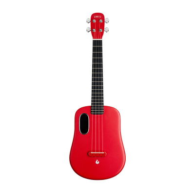 LAVA拿火 U 2初学者入门尤克里里26寸红色原声碳纤维ukulele儿童小吉他