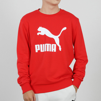 彪马 Puma 新款男子经典休闲印花圆领卫衣Classics Logo Crew 59929611