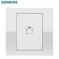 西门子(SIEMENS) 开关插座面板 弱电插座 悦动系列雅白色 电脑插座