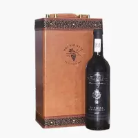 曼特金富银标老藤西拉干红葡萄酒礼盒装 15.2%Vol 750ml*2（987）