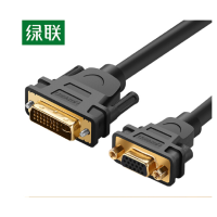 绿联(Ugreen)DVI公转VGA母转接头30499单个装-(个)DVI24+5/DVI-I转VGA高清转换器线