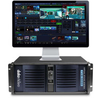 洋铭 TVS-3000 4K AR 三维带追踪虚拟仿真演播室