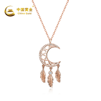 中国黄金 S925星月套链