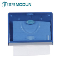 莫顿(MODUN) 免打孔卫生间塑料纸巾盒卫生抽纸盒厕所纸巾架 M-5823蓝色抽纸盒+免钉螺丝