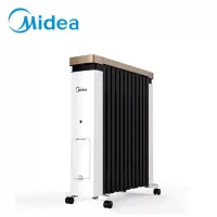 美的(Midea)电暖器NY2212-18C 取暖器办公室家用油汀加宽12片暖气片电暖器儿童防烫设计 单个价