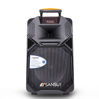 山水(SANSUI)SS1-08 便携式蓝牙音箱 大功率户外广场舞音响移动拉杆