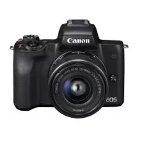 佳能(Canon)EOS M50 微单相机 数码相机 微单套机 黑色(15-45 微单镜头)相机 4K