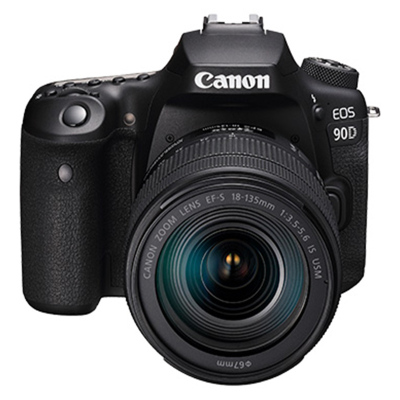 佳能(Canon)EOS 90D VLOG终端数码单反相机 18-135mm镜头 带相机包