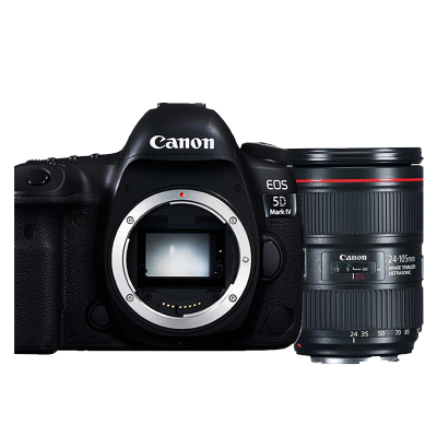 佳能（Canon）EOS 5D Mark IV 5D4 单反相机EF 24-105mm f/4L IS II USM镜头