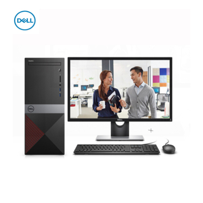 戴尔(DELL)成就3671 台式电脑机 23.8英寸屏(i5-9400 8GB 1TB+256GB 集显)