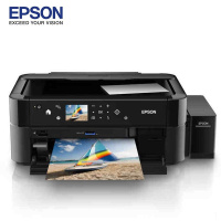 爱普生(EPSON)墨仓式彩色喷墨打印机家用办公相片原装连供照片打印机 L805影楼商用无线A4幅不带wifi无线