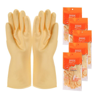 LZ 清洁劳动保护橡胶手套/耐用橡胶手套(5付)