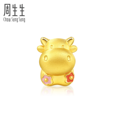 周生生(CHOW SANG SANG)黄金(足金)Charme可爱系列牛转运珠91927C定价