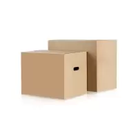 三清 大号纸箱子搬家纸箱包装收纳神器纸 有扣 黄色 90*60*60 3个装