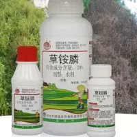 中保草铵膦除草剂草胺磷除草烂根剂草铵磷果园除草杂草草安磷100g/瓶 20瓶整箱