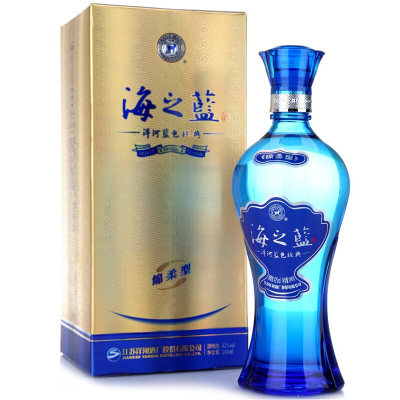 洋河蓝色经典 海之蓝 42度 240ML 单瓶 浓香型白酒