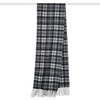 鄂尔多斯1980 秋冬经典苏格兰纹水纹格子纯羊绒围巾