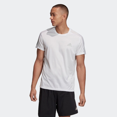 阿迪达斯adidas 男装跑步运动短袖T恤GC7868