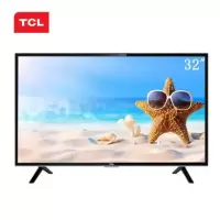 TCL电视 32英寸 32F8H 护眼防蓝光 高清液晶网络平板电视机 黑色