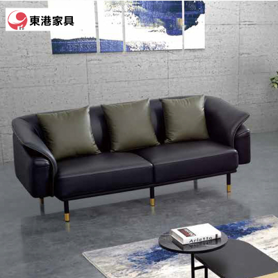 东港家具 F-1906 办公室沙发 办公家具 会客接待 现代简约家具 颜色尺寸可定制