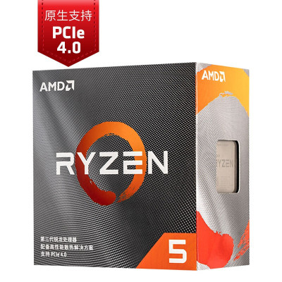 AMD 锐龙5 3500X 处理器 (R5) 6核6线程3.6GHz65W AM4接口盒装CPU