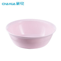 茶花 CHAHUA A03001 塑料洗脸盆子清洁盆精益圆盆-L