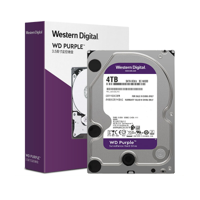 西部数据(Western Digital) WD40EJRX 紫盘 (4TB SATA6Gb/s 64M 监控硬盘)