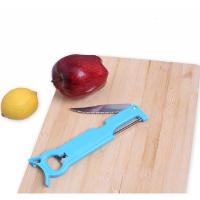 赫曼德（NOLTE）四合一削皮器 HM-D082 蒙卡厨房创意能手小工具 多用削皮水果刀酒起子 单个价