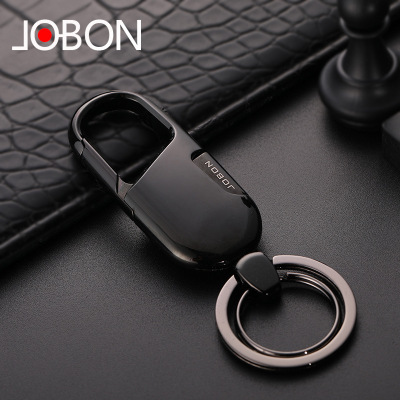 [厂家直销]jobon中邦汽车钥匙扣 创意礼品男腰挂简约钥匙链挂件