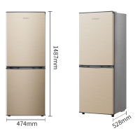 创维(Skyworth) 170升 双门冰箱 家用节能电冰箱 静音节能冰箱 健康除菌 BCD-170