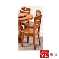 雅樊餐桌椅YF-CZY-M002S 实木圆餐桌椅 圆形饭桌 酒店饭店大圆桌 中式餐厅桌椅 椅子