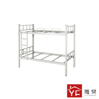 雅樊 铁架床YFTJC001学生公寓床 部队公寓铁架床 上下铺床 双层铁架床 成人床 带床板 加厚款