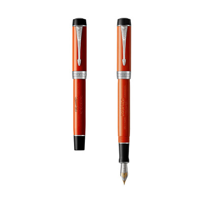 派克（PARKER）钢笔 世纪系列玛瑙红白夹墨水笔
