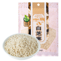 禾煜 白芝麻98g 生芝麻 烘焙烹饪原料 元宵汤圆馅料 蛋糕面包用*11