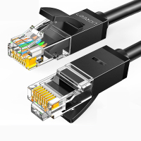 绿联 六类CAT6类网线 千兆网络连接线 工程家用电脑宽带监控非屏蔽8芯双绞成品跳线 2米 黑 20160